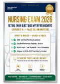 NURS 5433 &sol; Module 6 Exam Study Guide&colon; Respiratory Management&comma; Asthma GINA & COPD GOLD Guidelines &lpar;2026&sol;2027 Edition&rpar; &ndash; Graded A&plus;