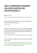 OMVIC COMPREHENSIVE ASSESSMENT&NewLine;2026 SOLVED QUESTIONS AND&NewLine;SOLUTIONS GRADED A&plus;