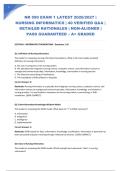 NR 599 EXAM 1 LATEST 2026&sol;2027 &vert; NURSING INFORMATICS &vert; 40 VERIFIED Q&A &vert; DETAILED RATIONALES &vert; NGN-ALIGNED &vert; PASS GUARANTEED &ndash; A&plus; GRADED