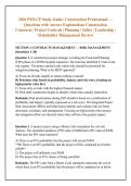 2026 PMI-CP Study Guide&colon; Construction Professional &mdash;&NewLine;Questions with Answer Explanations Construction &NewLine;Contracts &vert; Project Controls &vert; Planning &vert; Safety &vert; Leadership &vert; &NewLine;Stakeholder Management Review 