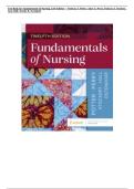 Test Bank For Fundamentals Of Nursing 12th Edition By Potter&comma; Perry&comma; Stockert&comma; Hall & Ostendorf &vert; Chapters 1-50 &vert; ISBN 9780443124068