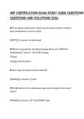 ARF CERTIFICATION EXAM STUDY GUIDE QUESTIONS AND SOLUTIONS&period;pdf&NewLine;&NewLine;