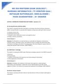 NR 599 MIDTERM EXAM 2026&sol;2027 &vert; NURSING INFORMATICS &vert; 75 VERIFIED Q&A &vert; DETAILED RATIONALES &vert; NGN-ALIGNED &vert; PASS GUARANTEED &ndash; A&plus; GRADED