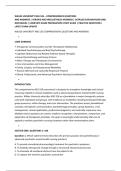 WILKES UNIVERSITY NSG 526 &ndash; COMPREHENSIVE QUESTIONS &NewLine;AND ANSWERS &vert; VERIFIED AND WELLDETAILED ANSWERS &vert; DETAILED EXPLANATIONS AND &NewLine;RATIONALES &vert; COMPLETE EXAM PREPARATION STUDY GUIDE &vert; PRACTICE QUESTIONS &vert; &NewLine;LATEST EXAM UPDATE 