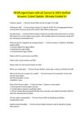 NFLPA Agent Exam with all Correct & 100&percnt; Verified Answers &vert;Latest Update &vert;Already Graded A&plus;