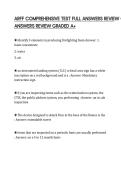 ARFF ACTUAL EXAM BUNDLE QUESTIONS SOLUTIONS GRADED 1&period;pdf