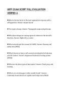 ARFF EXAM SCRIPT FULL EVALUATION VERIFIED A&period;pdf&NewLine;&NewLine;
