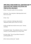 ARFF FINAL EXAM PAPER FULL QUESTIONS AND VERIFIED SOLUTIONS&period;pdf