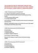 TED 105 EXAM-STYLE PRACTICE EXAM NEWEST 2026&sol;2027 EXAM &NewLine;PREPARATION WITH COMPLETE QUESTIONS AND CORRECT ANSWERS &NewLine;WITH RATIONALES &vert; ALREADY GRADED A&plus;&vert;&vert;BRAND NEW VERSION&excl;&excl;