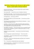 Sport Ethics Final Exam with all Correct & 100&percnt; Verified Answers &vert;Latest Update &vert;Already Graded A&plus;