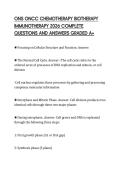 ONS ONCC CHEMOTHERAPY BIOTHERAPY&NewLine;IMMUNOTHERAPY 2026 COMPLETE&NewLine;QUESTIONS AND ANSWERS GRADED A&plus;