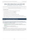 NR 511 Midterm Exam Bundle 2026&sol;2027 &vert; Chamberlain Differential Diagnosis & Primary Care &vert; Grade A