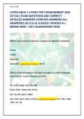 LETRS UNITS 1-4 POST-TEST EXAM 2026 &vert; LANGUAGE ESSENTIALS FOR TEACHERS ACTUAL QUESTIONS & VERIFIED ANSWERS &lpar;45 Q&A&rpar; &vert; GRADED A&plus;