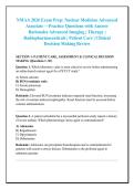 NMAA 2026 Exam Prep&colon; Nuclear Medicine Advanced &NewLine;Associate &mdash;Practice Questions with Answer &NewLine;Rationales Advanced Imaging &vert; Therapy &vert; &NewLine;Radiopharmaceuticals &vert; Patient Care &vert; Clinical &NewLine;Decision Making Review 
