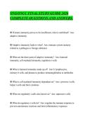ONS&sol;ONCC FINAL STUDY GUIDE 2026&NewLine;COMPLETE QUESTIONS AND ANSWERS