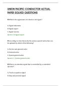 UNION PACIFIC CONDUCTOR ACTUAL&NewLine;PAPER SOLVED QUESTIONS