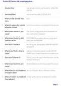 Nutrients & Vitamins &lbrack;2026&sol;2027&rsqb; &ndash; Nursing Nutrition Study Guide&comma; Vitamins & Minerals Review&comma; Practice Questions