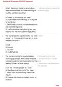 Nutrition NCLEX Questions &lbrack;2026&sol;2027&rsqb; &ndash; Nursing Nutrition Practice Questions&comma; Answers & Exam Study Guide