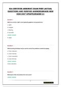 ISA CERTIFIED ARBORIST EXAM PREP &vert;ACTUAL QUESTIONS AND VERIFIED ANSWERS&vert;BRAND NEW 2026-2027 UPDATE&vert;GRADED A&plus;