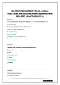 ISA CERTIFIED ARBORIST EXAM &vert;ACTUAL QUESTIONS AND VERIFIED ANSWERS&vert;BRAND NEW 2026-2027 UPDATE&vert;GRADED A&plus;