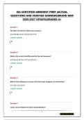 ISA CERTIFIED ARBORIST PREP &vert;ACTUAL QUESTIONS AND VERIFIED ANSWERS&vert;BRAND NEW 2026-2027 UPDATE&vert;GRADED A&plus;