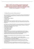 NR565 &sol; NR 565 Advanced Pharmacology Fundamentals Midterm Exam Actual Exam 2026&sol;2027 &ndash; Chamberlain &vert; Complete Exam-Style Questions with Detailed Rationales &vert; 100&percnt; Verified &vert; Pass Guaranteed &ndash; A&plus; Graded