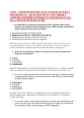 CISSP &ndash; CERTIFIED INFORMATION SYSTEMS SECURITY &NewLine;PROFESSIONAL &ndash; EXAM QUESTIONS AND CORRECT &NewLine;ANSWERS &lpar;VERIFIED ANSWERS&rpar; PLUS RATIONALE &vert; 2027 &NewLine;Q&A &vert; INSTANT DOWNLOAD PDF