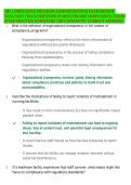 CHC Compliance Program Administration Exam Review 2026&sol;2027 &vert; HCCA Certified in Healthcare Compliance &vert; Practice Questions & Correct Answers