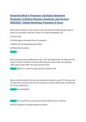 Marketing Week 6 Promotion and Digital Marketing Strategies in Modern Business Questions and Answers 2026&sol;2027 &vert; Digital Marketing&comma; Promotion & Exam