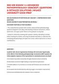 NSG 530 EXAMS 1&ndash;4 ADVANCED PATHOPHYSIOLOGY 2026&sol;2027 &vert; QUESTIONS & DETAILED SOLUTIONS &vert; WILKES UNIVERSITY EXAM PREP