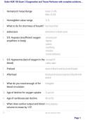 Galen NUR 155 Exam 3 Oxygenation & Tissue Perfusion 2026&sol;2027