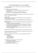Samenvatting Werken met Logistiek &vert; Supply chain management &vert; Hoofdstuk 2 &vert; LOI &vert; 2025&sol;26