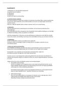 Samenvatting Werken met logistiek &vert; Supply chain management &vert; Hoofdstuk 8 &vert; LOI &vert; 2025&sol;2026