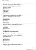 Pharm Exam 1 Galen &vert; Study Guide&comma; Practice Questions & Exam Review 2026&sol;2027