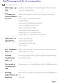 Galen Pharmacology Exam 2 Q&A &vert; Study Guide&comma; Practice Questions & Detailed Answers 2026&sol;2027