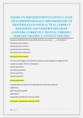 PATHO 370 MIDTERM PREP EXAM&sol;WCU PATH &NewLine;370 PATHOPHYSIOLOGY MIDTERM&sol;PATH 370 &NewLine;MIDTERM EXAM WITH ACTUAL CORRECT &NewLine;QUESTIONS AND VERIFIED DETAILED &NewLine;ANSWERS&vert; CURRENTLY TESTING VERSION &vert; &NewLine;ALREADY GRADED A&plus;&vert;NEWEST &vert;2026-2027 