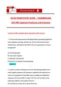 NR667 Chamberlain CEA Final Exam Questions with Answers&colon; Comprehensive Advanced Practice Nursing Study Guide&NewLine;&NewLine;
