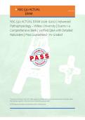 NSG 530 ACTUAL EXAM 2026 1&sol;2027 &vert; Advanced &NewLine;Pathophysiology &ndash; Wilkes University &vert; Exams 1-4 &NewLine;Comprehensive Bank &vert; Verified Q&A with Detailed &NewLine;Rationales &vert; Pass Guaranteed - A&plus; Graded 