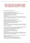 CLEP EXAM Actual Exam 2026&sol;2027 &vert; Complete Exam-Style Questions with Detailed Rationales &vert; 100&percnt; Verified &vert; Pass Guaranteed &ndash; A&plus; Graded