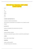 NSG-322 Test 1 Questions with Verified&NewLine;Correct Answers
