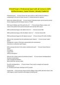 IFS3109 Exam 2 Professional Sport with all Correct & 100&percnt; Verified Answers &vert;Latest Version &vert;Already Graded A&plus;