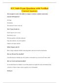 ICC Soils Exam Questions with Verified&NewLine;Correct Answers