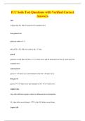 ICC Soils Test Questions with Verified Correct&NewLine;Answers