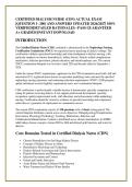 CERTIFIED DIALYSIS NURSE &lpar;CDN&rpar; ACTUAL EXAM &NewLine;&lbrack;QUESTION 1- 200&rsqb; AND ANSWERS UPDATED 2026&sol;2027&vert; 100&percnt; &NewLine;VERIFIED&vert;DETAILED RATIONALES &ndash;PASS GUARANTEED &NewLine;A&plus; GRADED &vert;INSTANT DOWNLOAD 