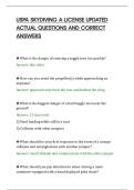 USPA SKYDIVING A LICENSE UPDATED&NewLine;ACTUAL QUESTIONS AND CORRECT&NewLine;ANSWERS