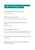 USPA SKYDIVING EXAM PREP QUESTIONS&NewLine;AND ANSWERS FULL SOLUTION&NewLine;