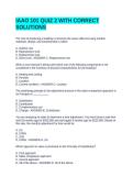 IAAO 101 QUIZ 2 WITH CORRECT SOLUTIONS