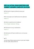 USPS 943 ACTUAL EXAM QUESTIONS AND&NewLine;CORRECT ANSWERS COMPLETE SOLUTION