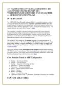 ATI TEAS PRACTICE ACTUAL EXAM &lbrack;QUESTION 1- 200&rsqb; &NewLine;AND ANSWERS UPDATED 2026&sol;2027&vert; 100&percnt; &NewLine;VERIFIED&vert;DETAILED RATIONALES &ndash;PASS GUARANTEED &NewLine;A&plus; GRADED &vert;INSTANT DOWNLOAD 