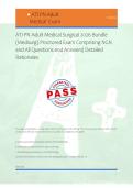 MED CERT 4 DODD UPDATED ACTUAL QUESTIONS AND CORRECT ANSWERS COMPLETE STUDY GUIDE&vert; COMPLETE TEST BANK ALL CHAPTERS &vert; QUESTIONS&comma; ANSWERS & RATIONALES